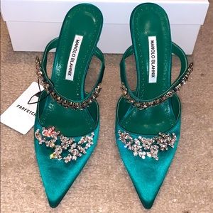 Manolo Blahnik Lurum Mules